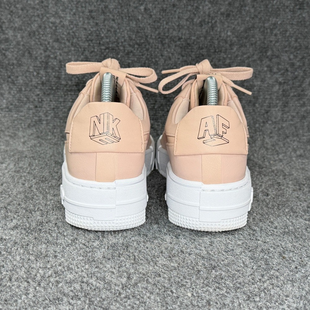 Nike Air Force 1 Low Pixel Sneaker Womens 8.5 Pixel Particle Beige Platform Shoe - Picture 5 of 12